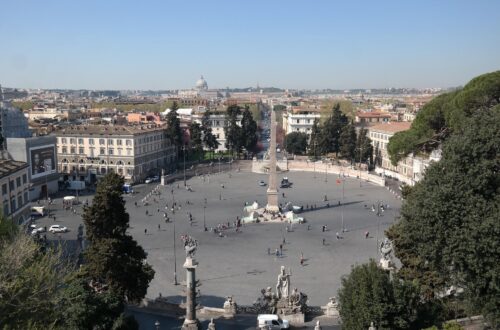 Piazza del Popolo, dove mastro Titta giustiziava i condannati