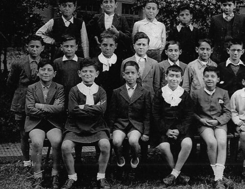 Dopoguerra, foto di classe alla "Mazzini"