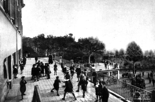 Recreation at San Leone Magno in the early 1900s