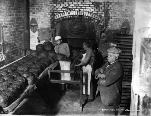 The magic of freshly baked panettoni, a century ago, in Via Novara