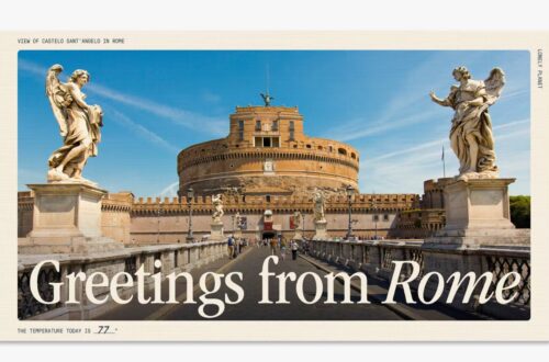 Una giornalista del Connecticut racconta - attraverso le cartoline - il suo viaggio a Roma