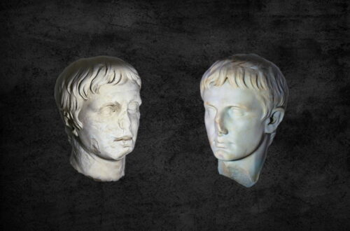 Due nuovi ritratti dell'imperatore Augusto in mostra ai Mercati di Traiano