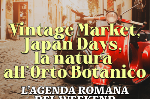 WayCover 15 settembre - Vintage Market, Japan Days, una speciale mostra all'Orto Botanico: l'agenda del weekend romano