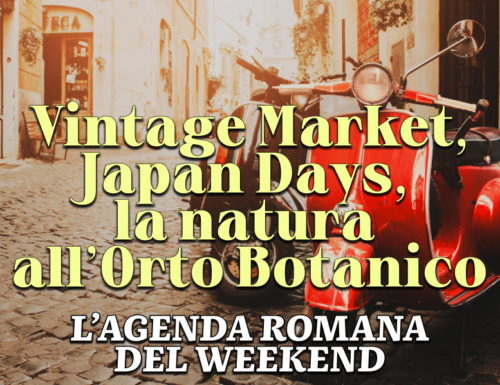 WayCover 15 settembre - Vintage Market, Japan Days, una speciale mostra all'Orto Botanico: l'agenda del weekend romano