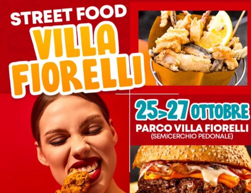 Villa Fiorelli apre al goloso spettacolo dello street food. Tre giorni all'insegna del gusto