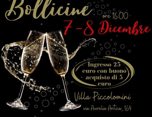 A Villa Piccolomini "Bollicine", l'evento dedicato agli spumanti italiani e internazionali